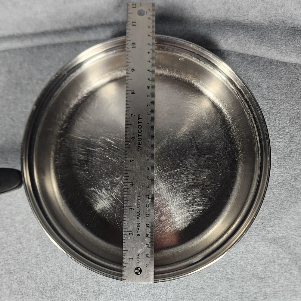 Vintage Regal 18-8 3Ply Floral Design Stainless Steel Cookware Set 5 USA